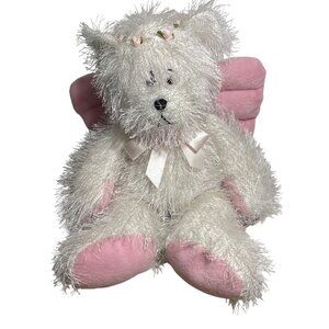 Ganz Plush Angel Bear HV5783 Amy Heritage Collection Pink Wings & Flowers 2001